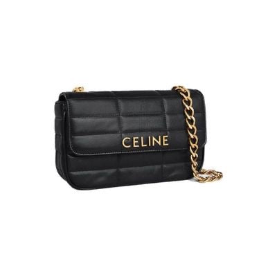 Celine GOURMETTE LEATHER HANDBAG