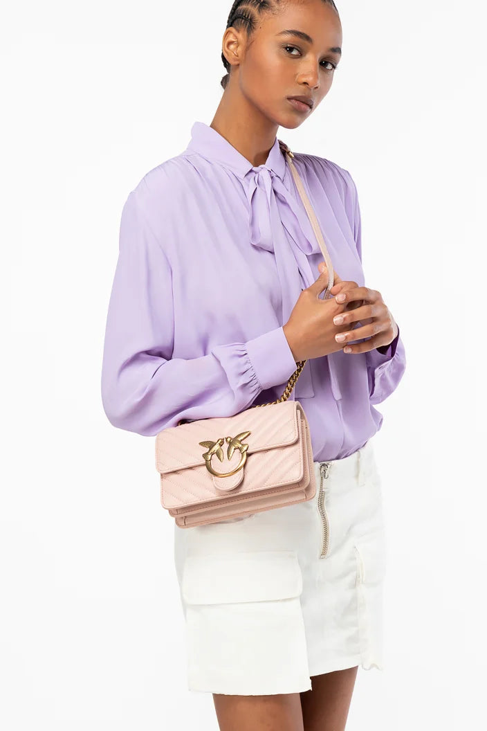 SAC PINKO MINI LOVE BAG ONE SIMPLY ROSE