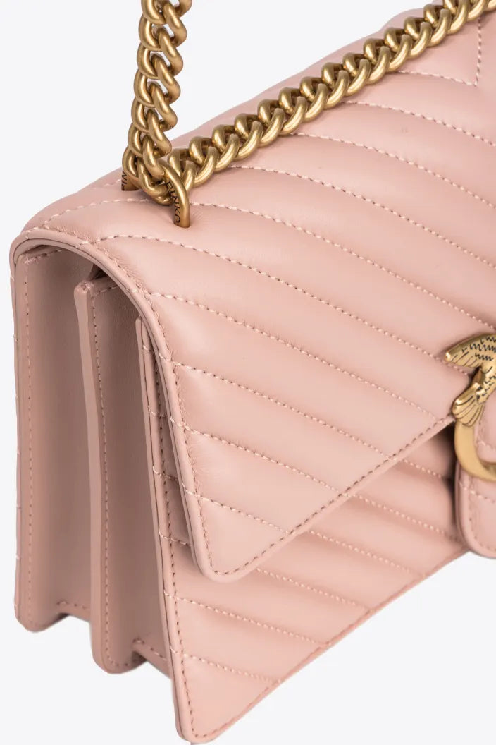 SAC PINKO MINI LOVE BAG ONE SIMPLY ROSE