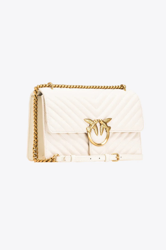 SAC PINKO MINI LOVE BAG ONE SIMPLY BLANC