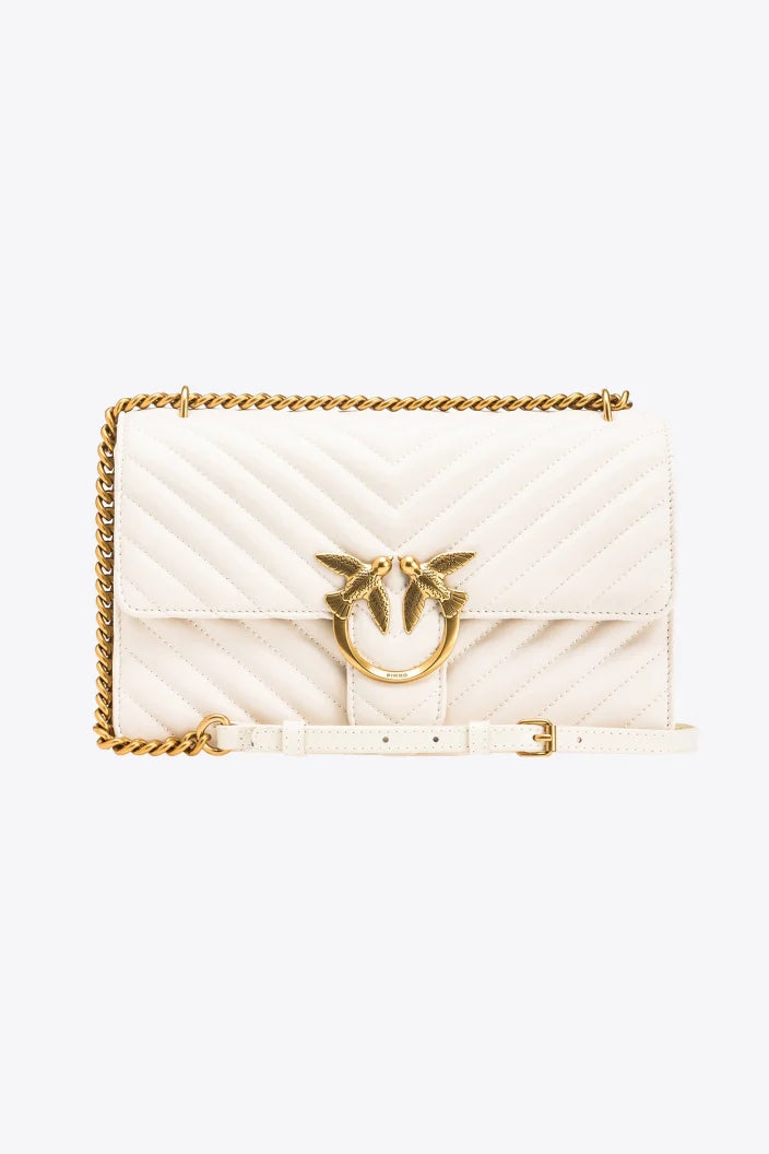 SAC PINKO MINI LOVE BAG ONE SIMPLY BLANC