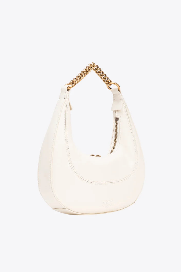 SAC PINKO MINI BRIOCHE BAG HOBO BLANC