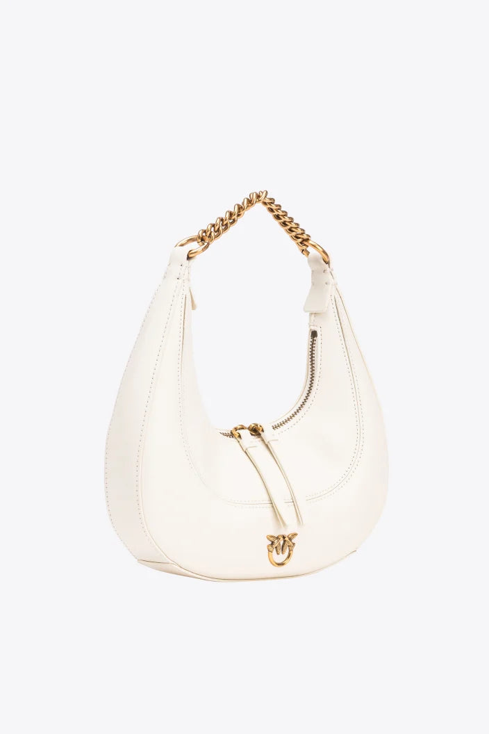 SAC PINKO MINI BRIOCHE BAG HOBO BLANC