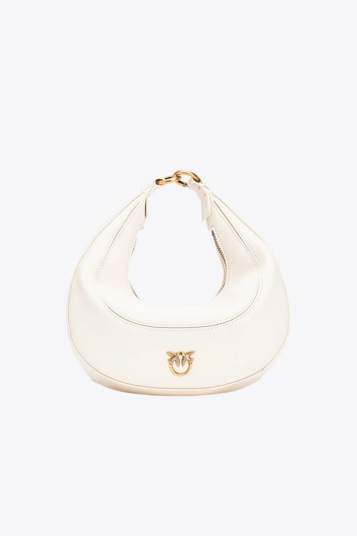 SAC PINKO MINI BRIOCHE BAG HOBO BLANC