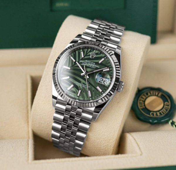 Rolex Oyster Perpetual Date-just Green