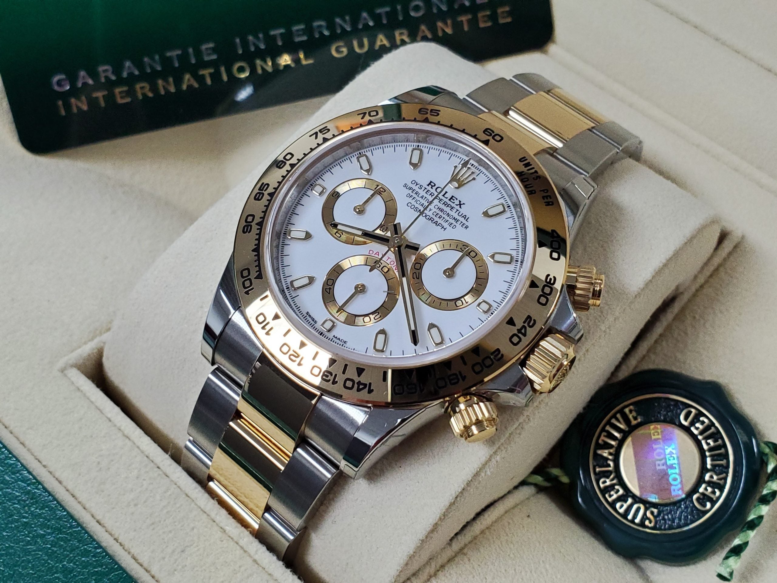 Rolex Daytona Stainless Steel Yellow Gold