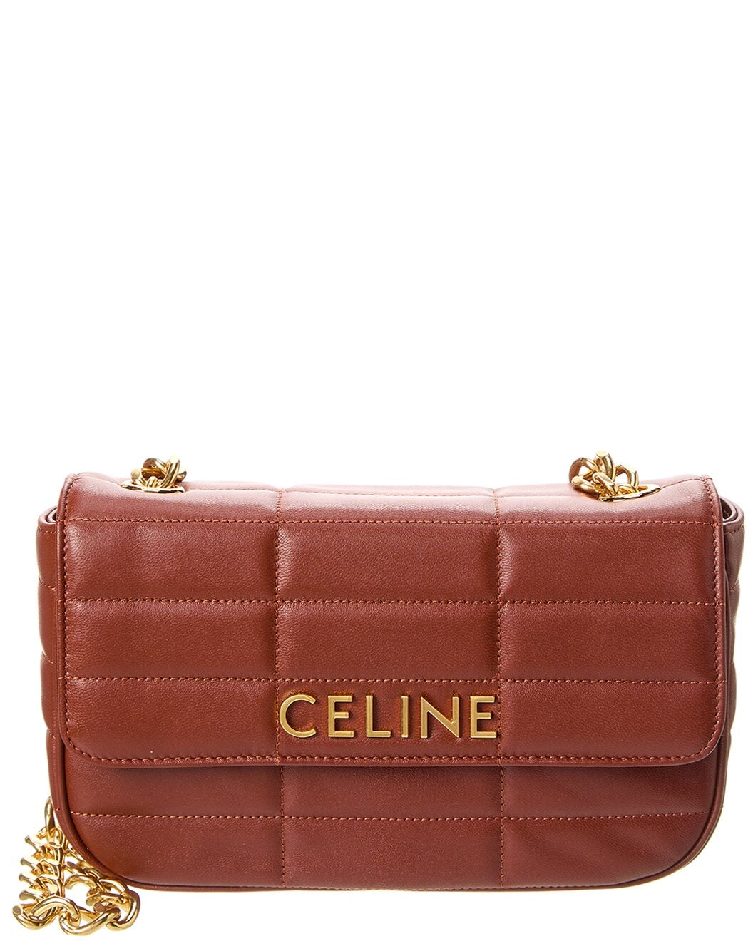 Celine GOURMETTE LEATHER HANDBAG