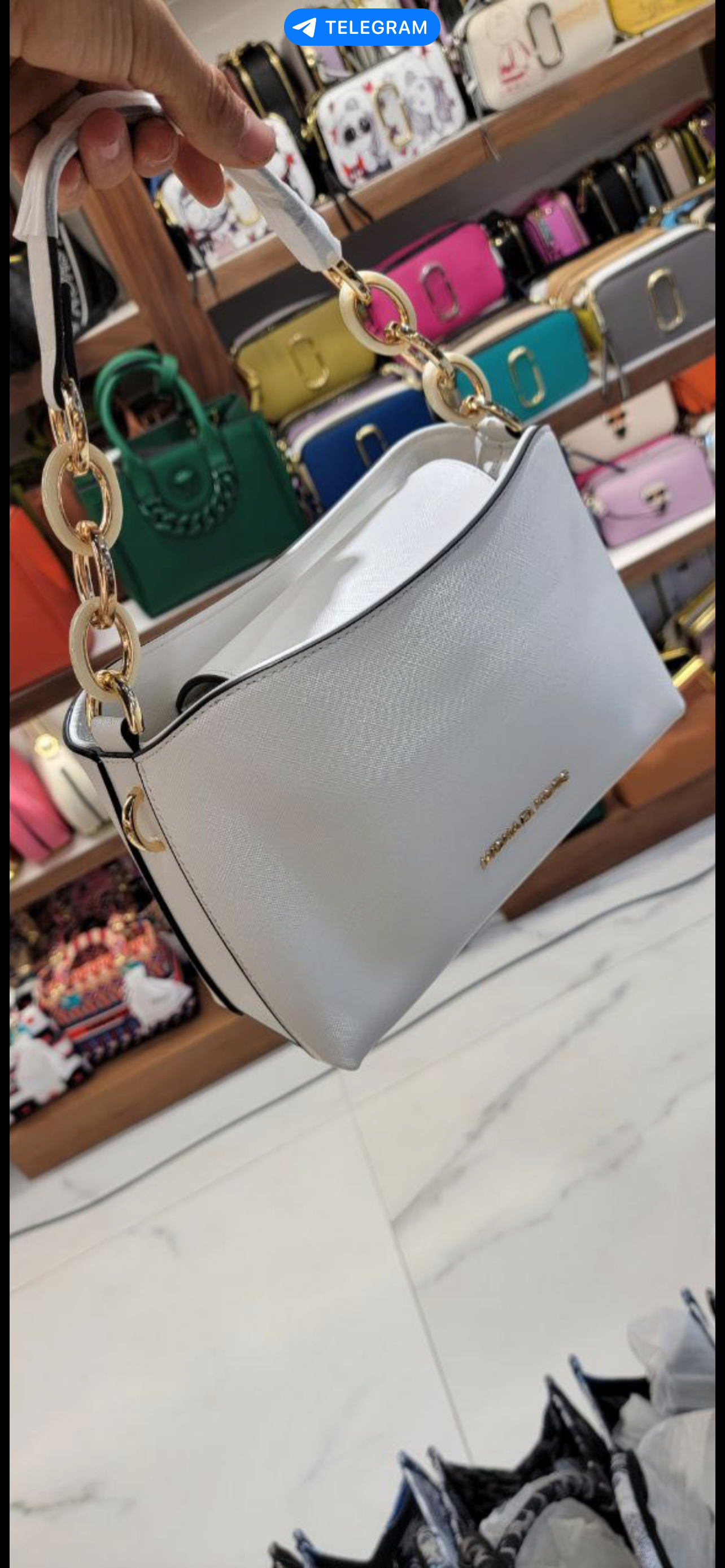 MICHAEL MICHAEL KORS Portia small Blanc