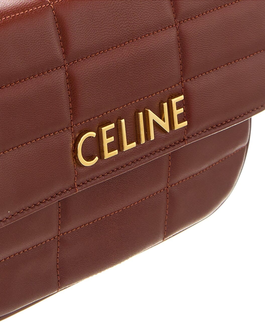 Celine GOURMETTE LEATHER HANDBAG