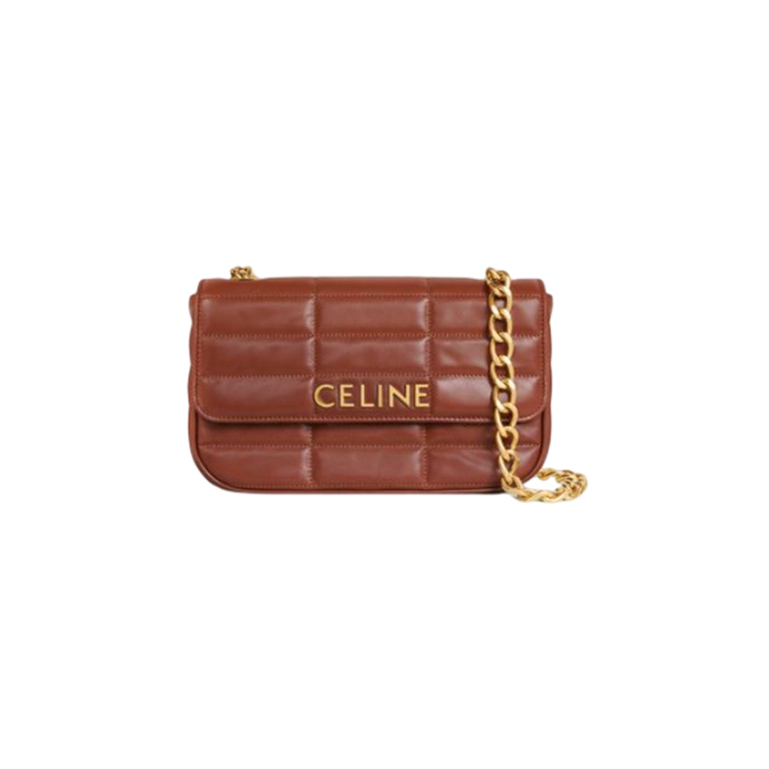 Celine GOURMETTE LEATHER HANDBAG