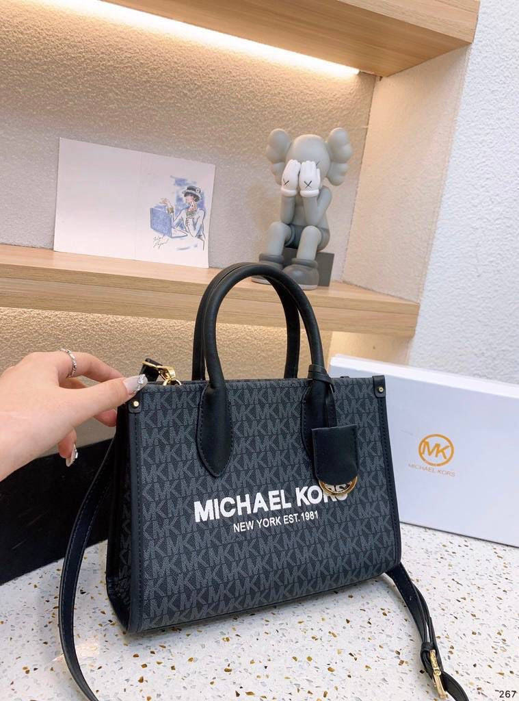 Bolso Michael Kors Mirella XL Logo Negro