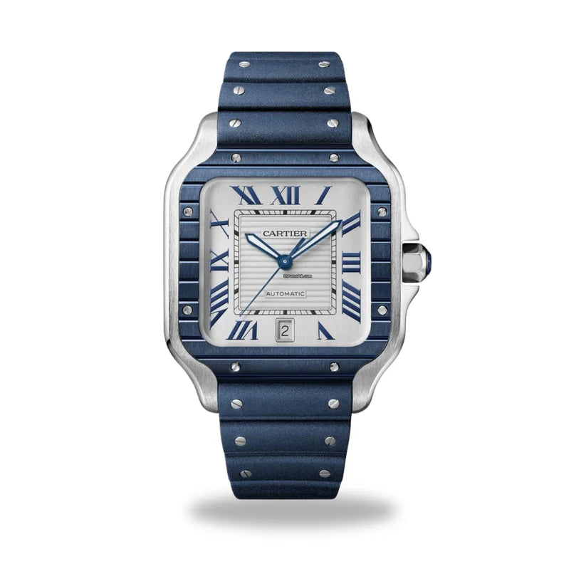 Cartier Santos GF Factory Rubber Strap 86018