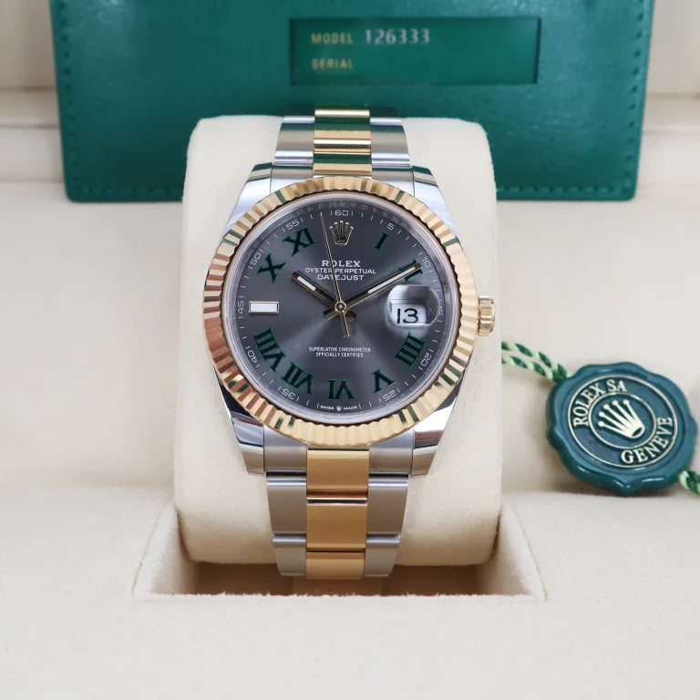 Rolex Datejust 41 ‘Wimbledon’ Dial Two-Tone Oyster