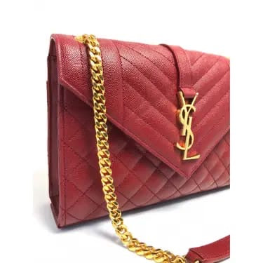 Saint Laurent
Portefeuille enveloppe leather crossbody bag