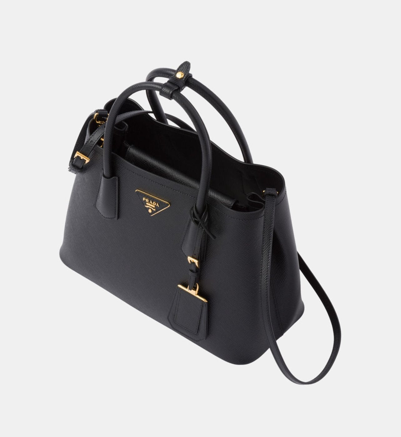 Sac a main Prada en cuir noir