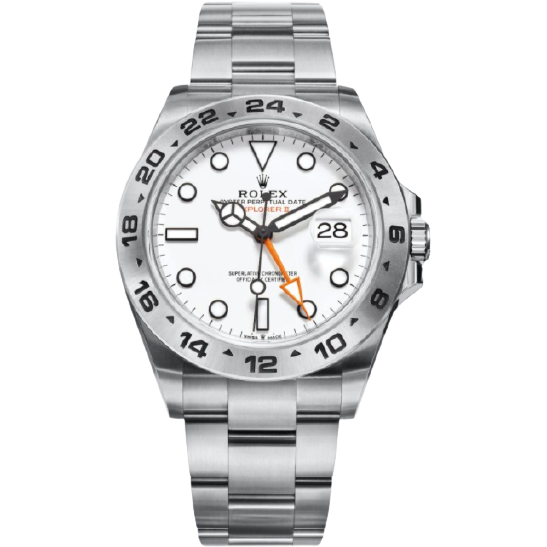 Rolex Explorer II Orange Hand Steel