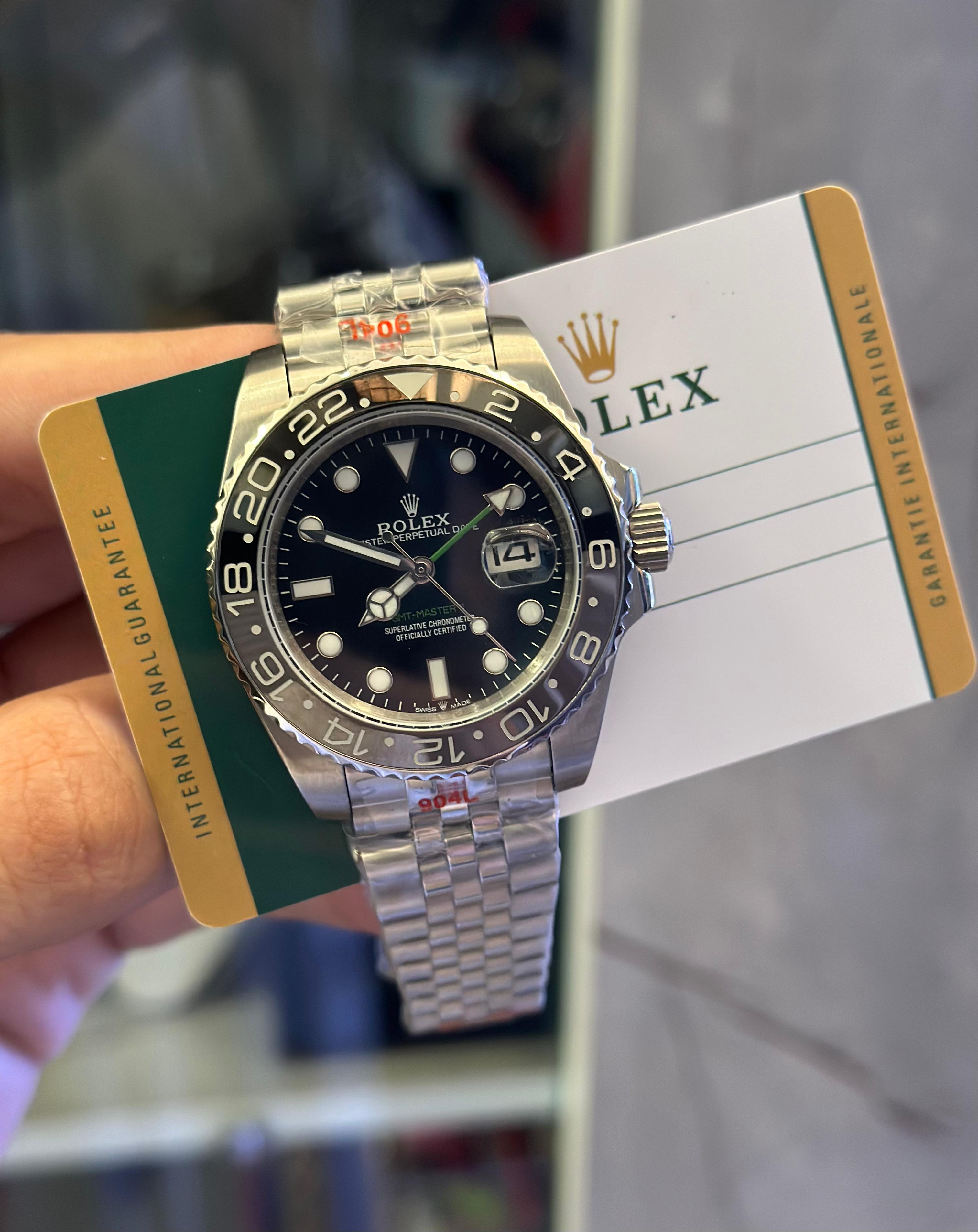 Rolex GMT-Master II 40MM Stainless Steel Box and Papers Like New 116710LN 2014