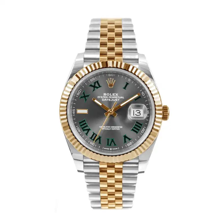 Rolex Datejust 41 ‘Wimbledon’ Dial Two-Tone Jubilee