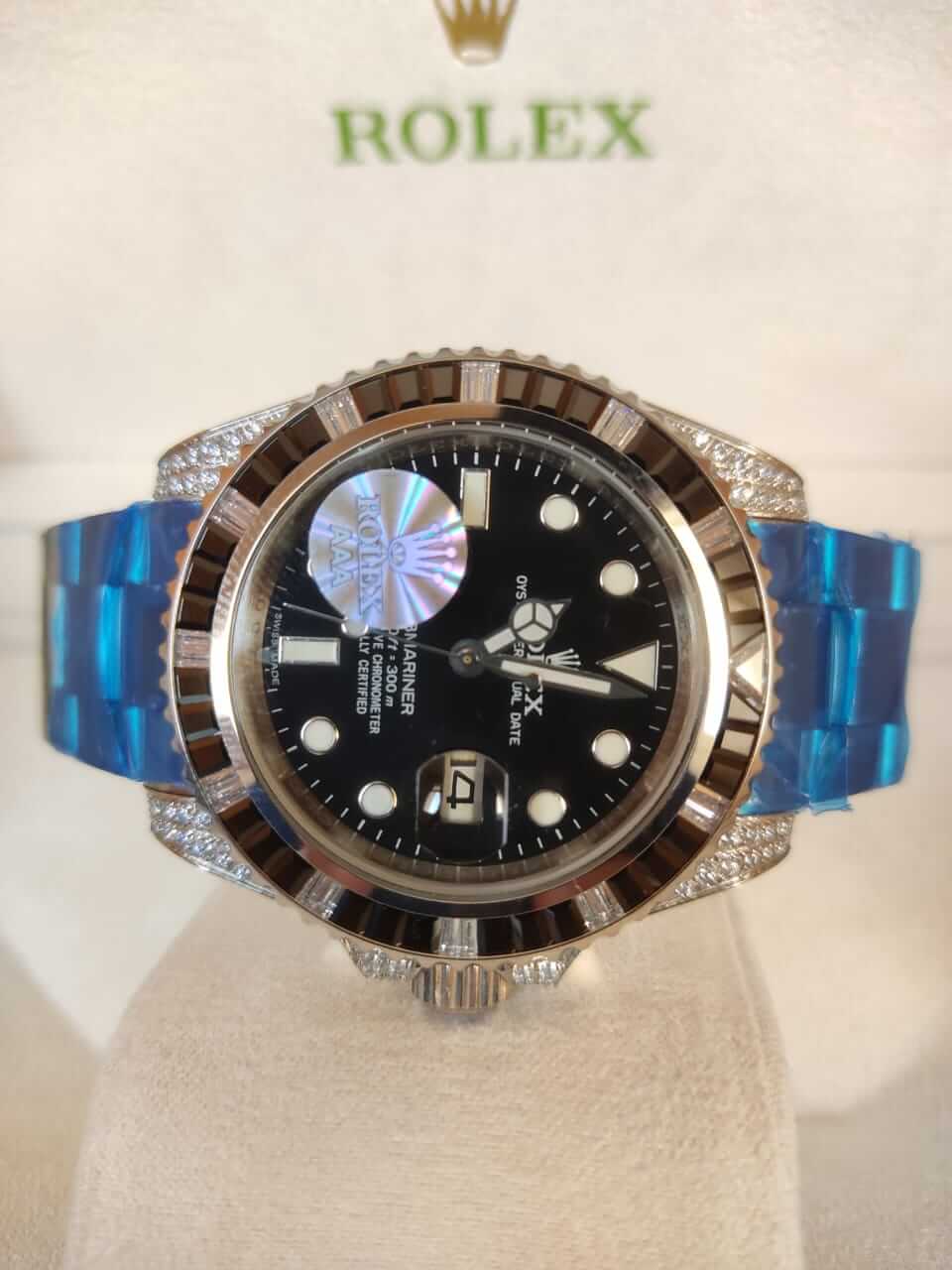 Montre Submariner Date Cadran en Diamants