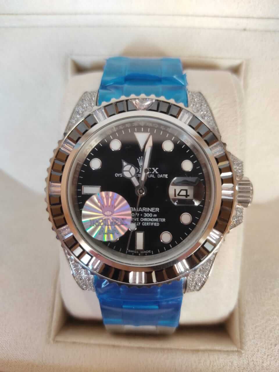 Montre Submariner Date Cadran en Diamants