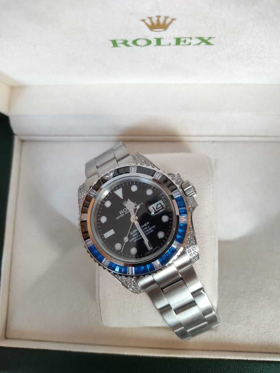 Montre Submariner Date Cadran en Diamants