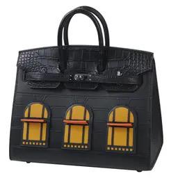 HERMÈS ALLIGATOR SAC FAUBOURG BIRKIN SIZE 20