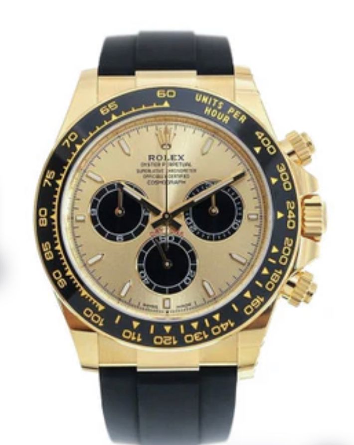 Rolex Daytona COSMOGRAPH  Oyster, gold & black