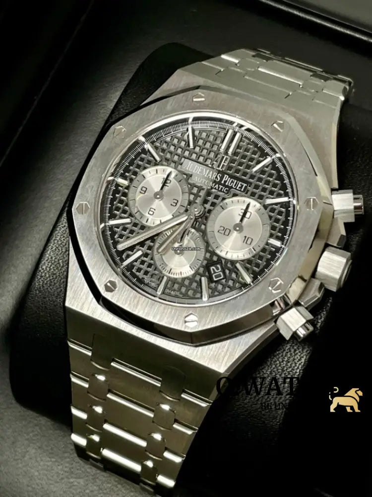 Ap Royal Oak Chronograph 41Mm Stainless Steel Black Dial Montre