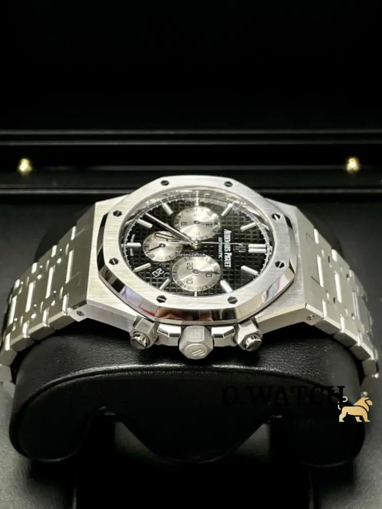 Ap Royal Oak Chronograph 41Mm Stainless Steel Black Dial Montre