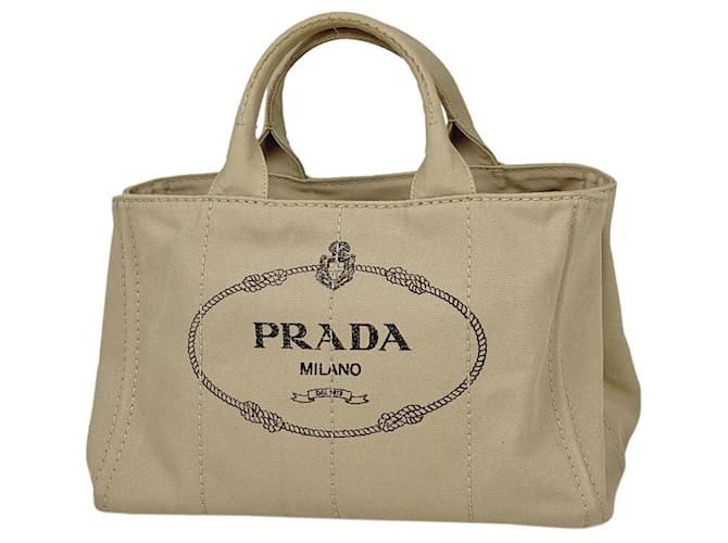 Prada PRADA Kanapat Tote Sac à main Beige