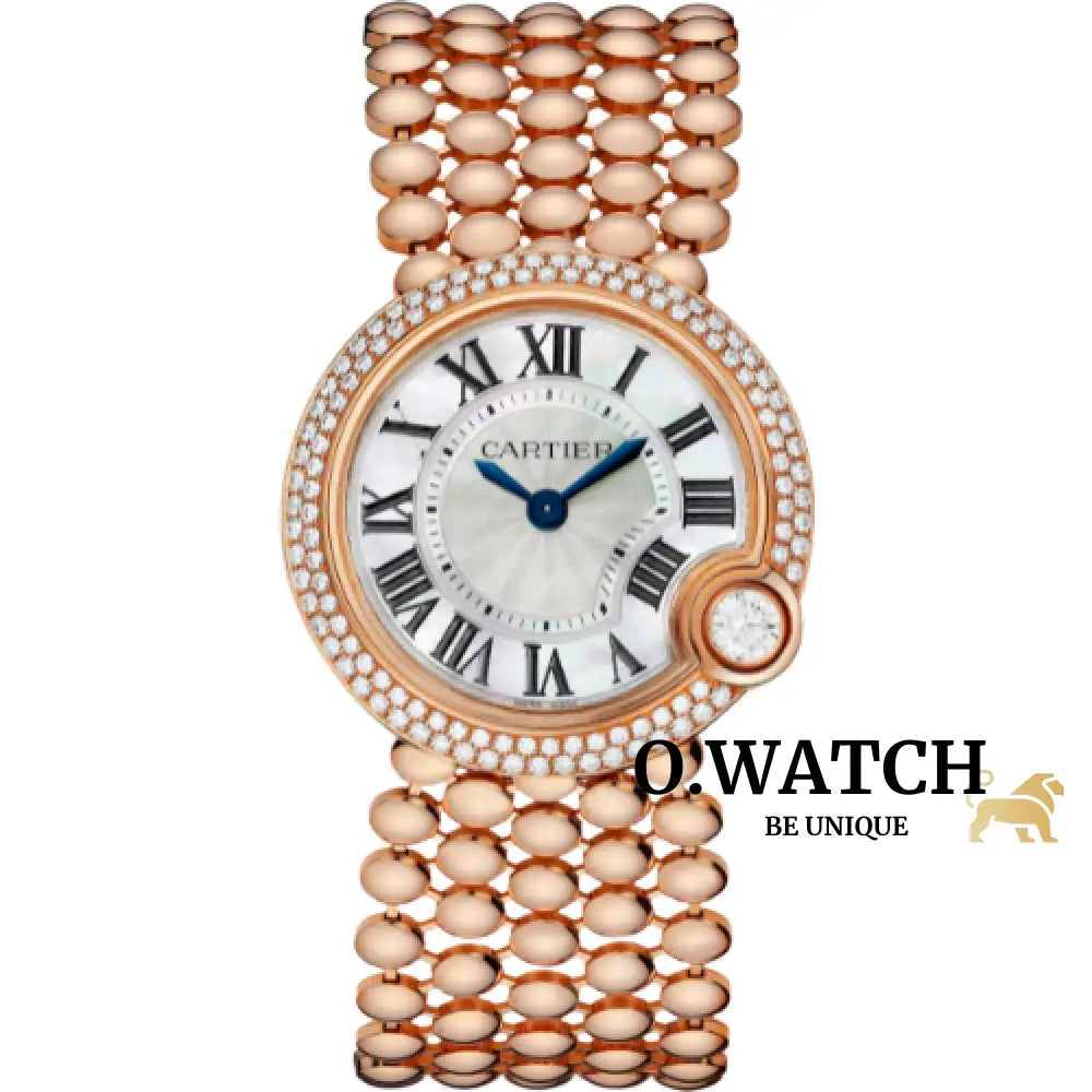 Cartier Ballon Blanc Rosegold Blanc Cassé Montre