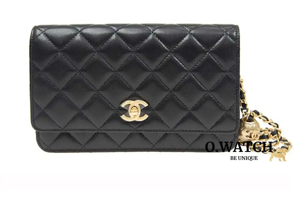 Chanel Sac Bandoulière Wallet On Chain Chanel Noir