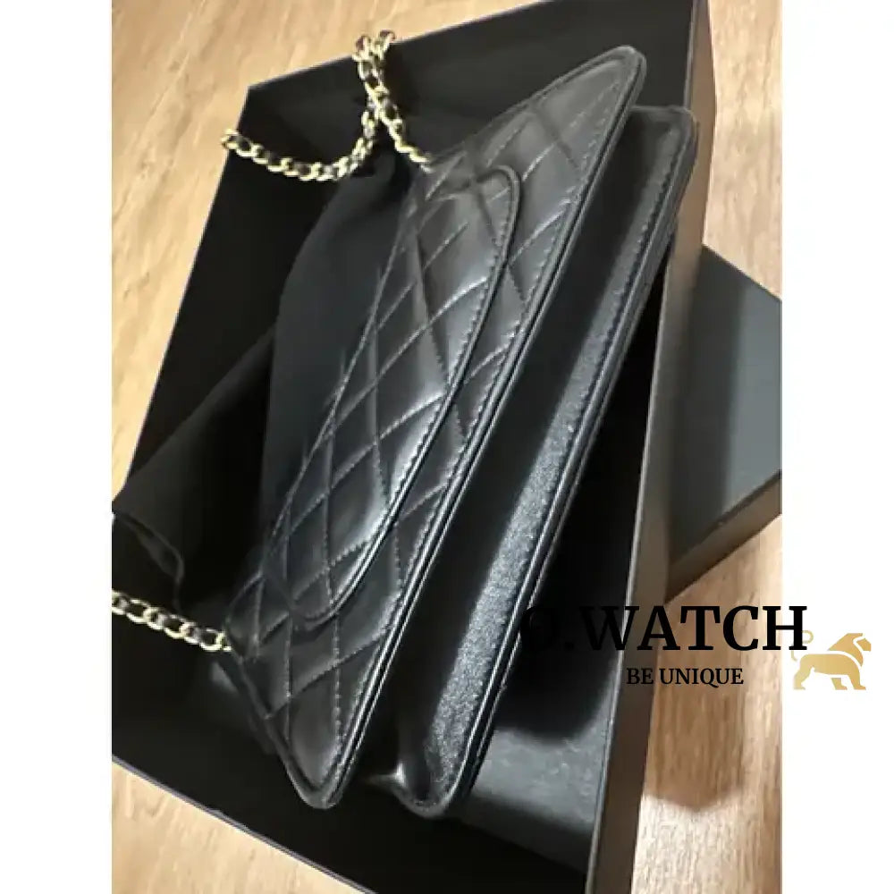 Chanel Sac Bandoulière Wallet On Chain Chanel Noir