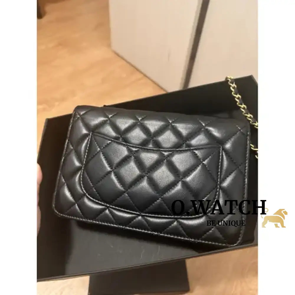 Chanel Sac Bandoulière Wallet On Chain Chanel Noir