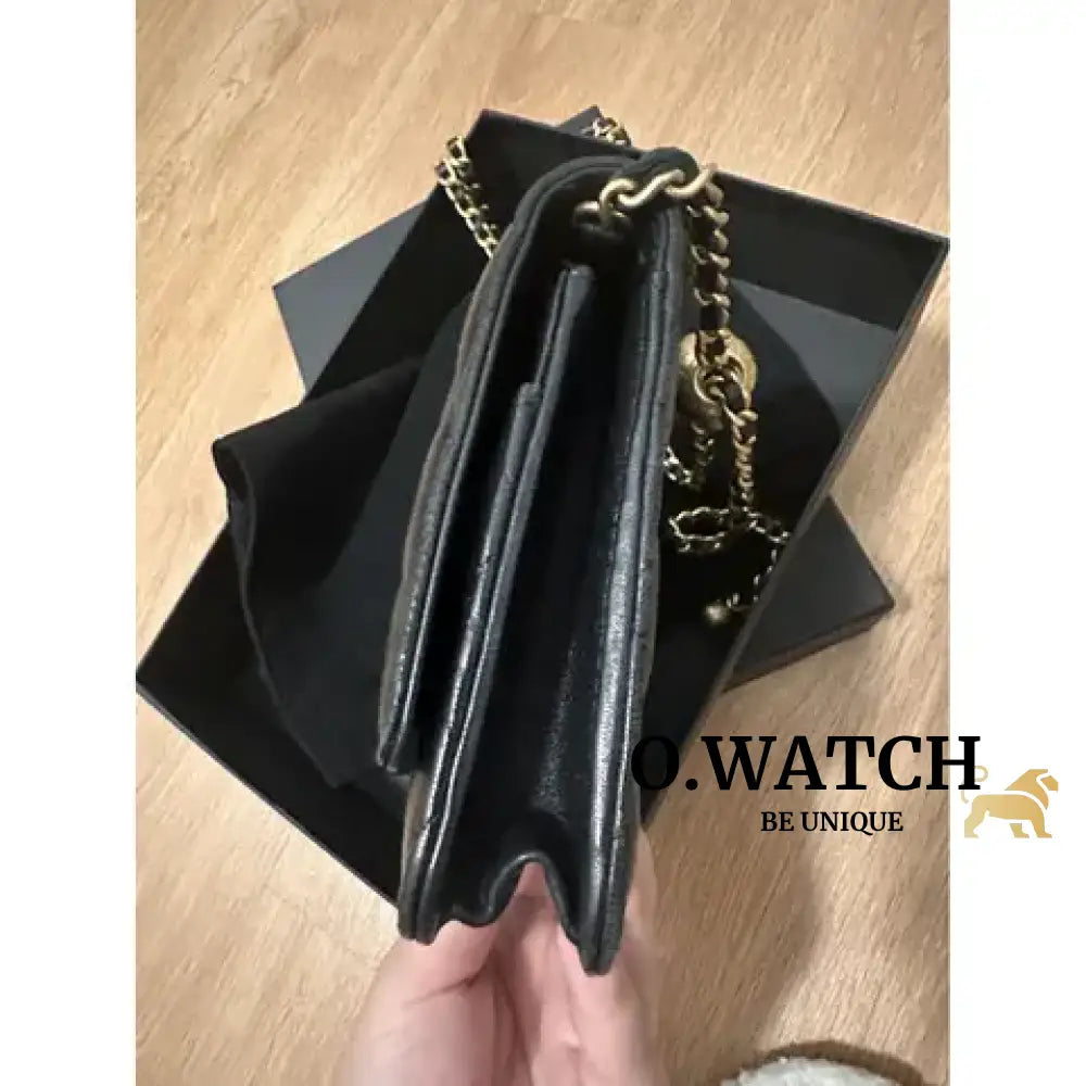 Chanel Sac Bandoulière Wallet On Chain Chanel Noir