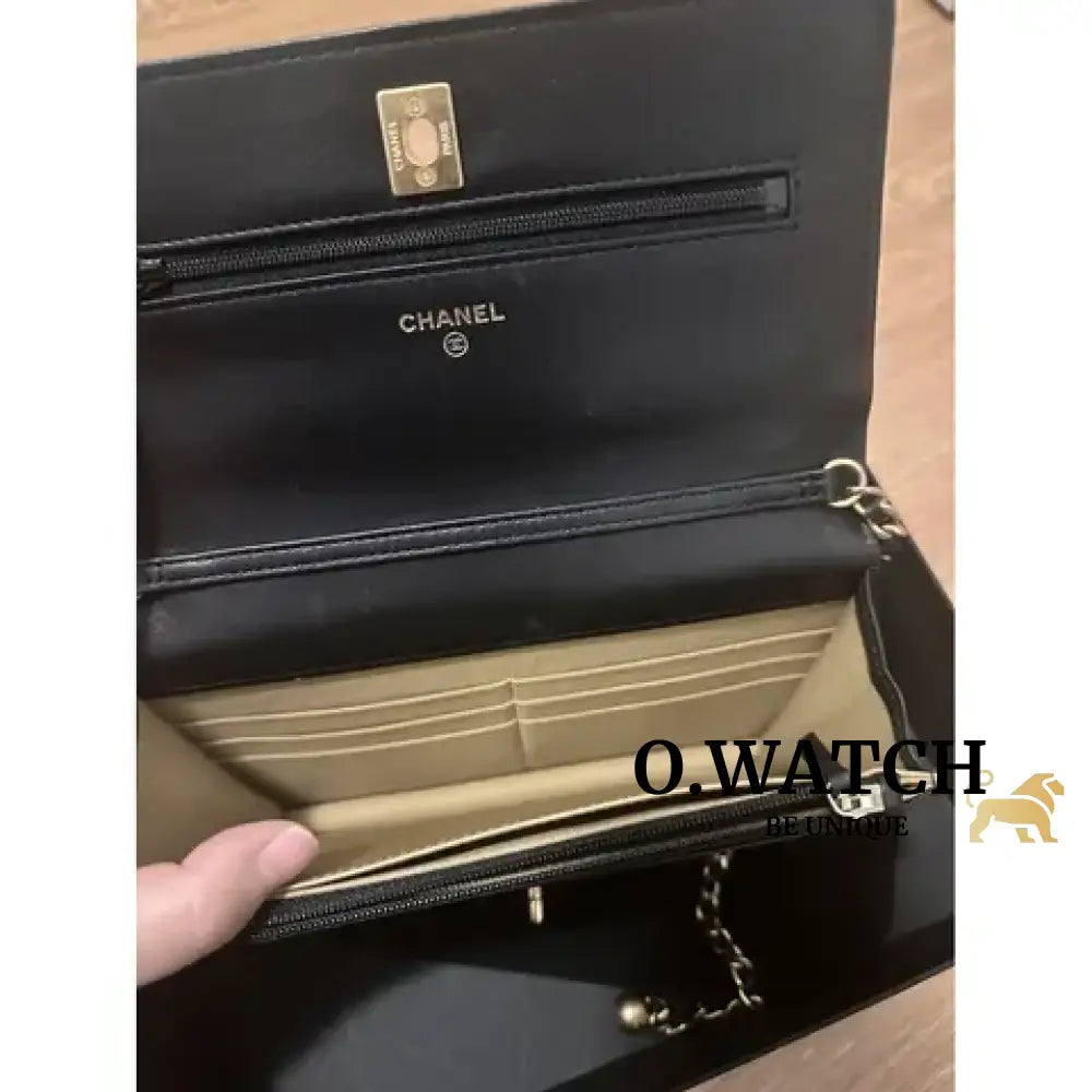 Chanel Sac Bandoulière Wallet On Chain Chanel Noir