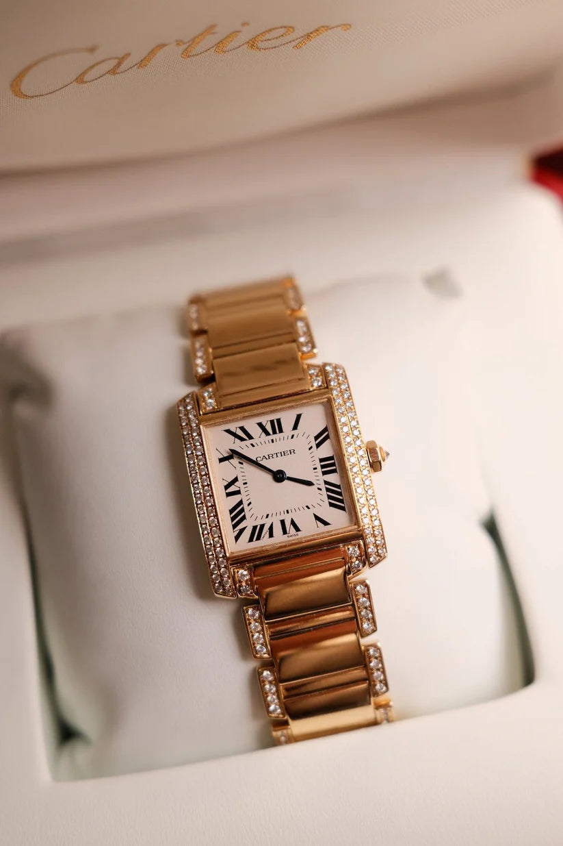 Cartier Tank Francaise Serti