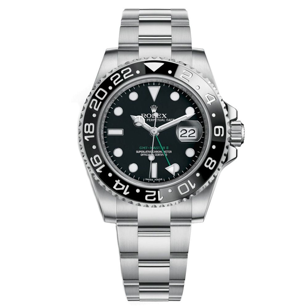 Rolex GMT-Master II 40MM Stainless Steel Box and Papers Like New 116710LN 2014