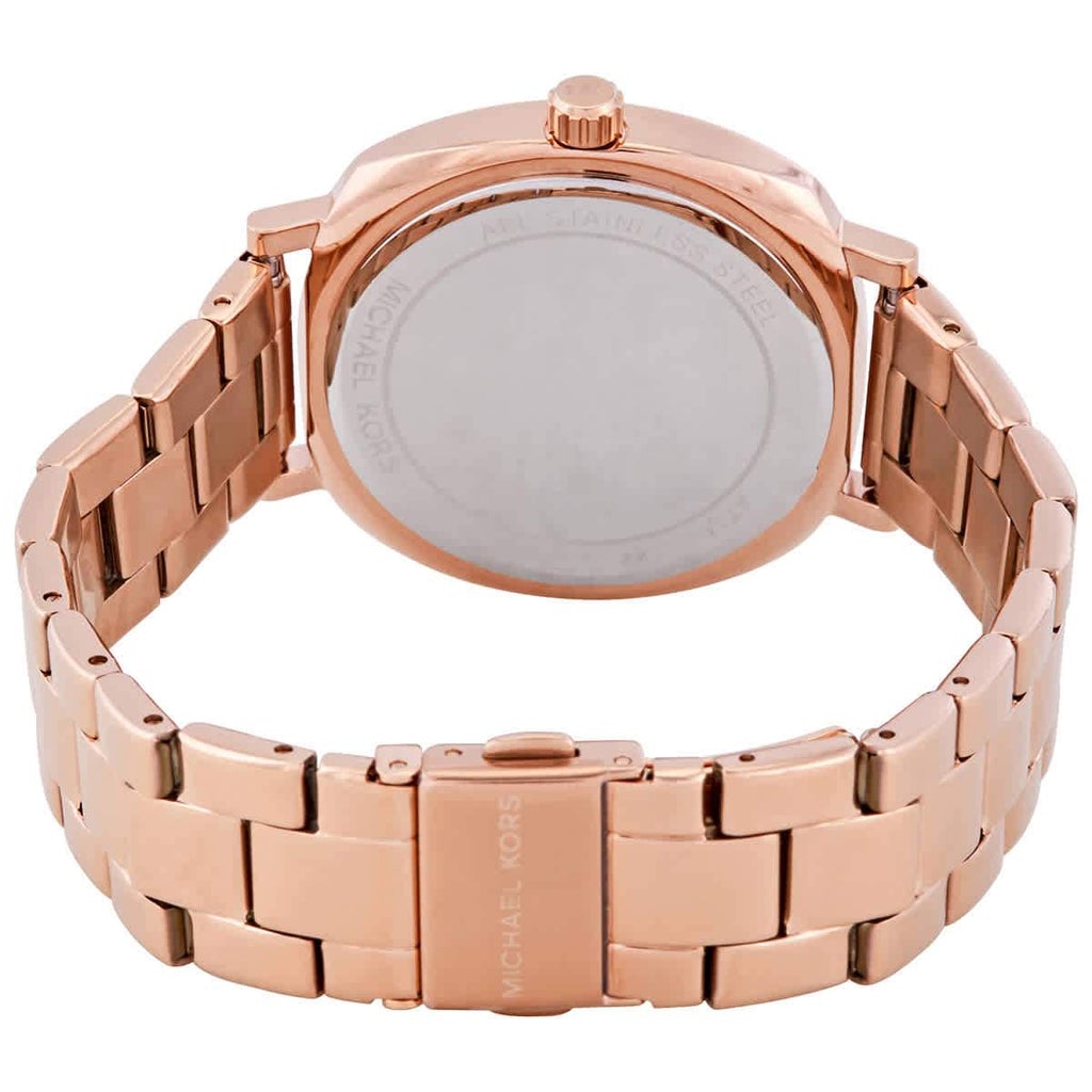 MONTRE Michael Kors Nia Quartz Rose Gold Crystal Dial Ladies Watch MK3990