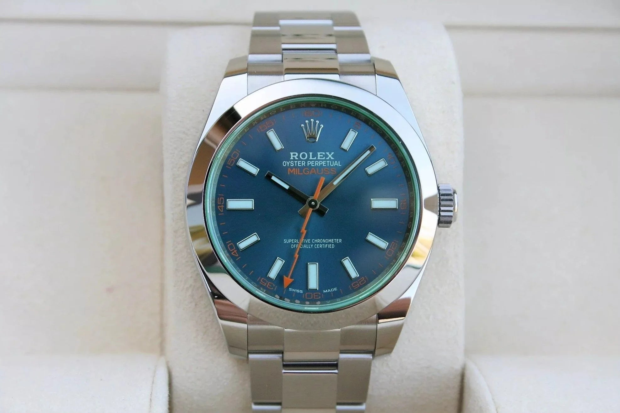 Milgauss Fond Bleu 116400GV