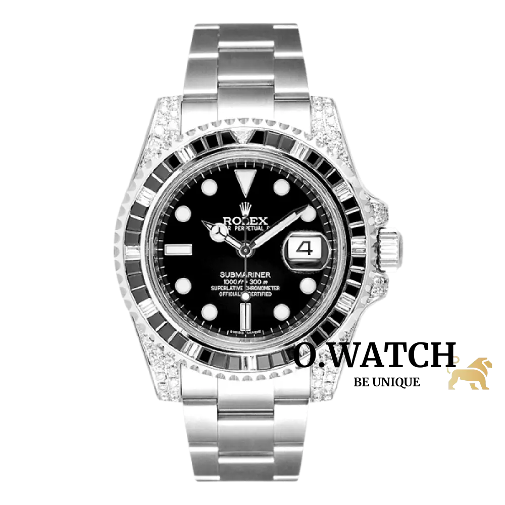 Montre Submariner Date Cadran En Diamants Montre Homme