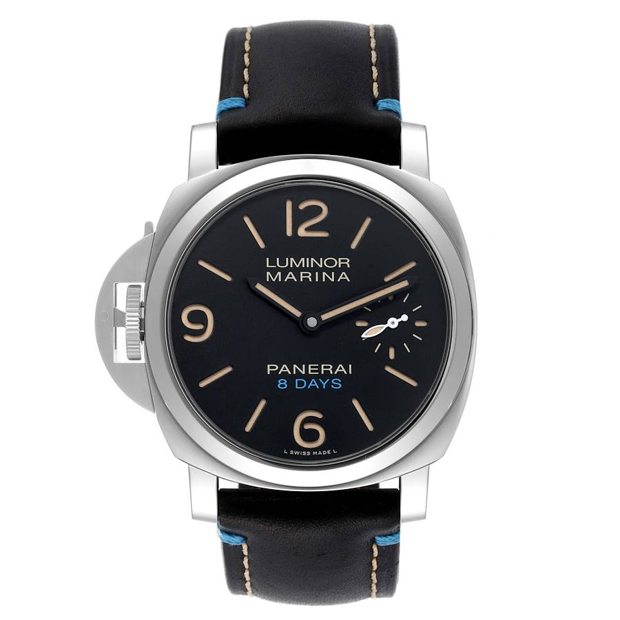 Panerai Luminor Marina 8 Days Left Handed Mens Watch PAM00796 Box Papers