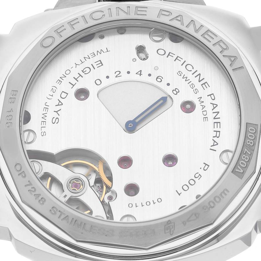 Panerai Luminor Marina 8 Days Left Handed Mens Watch PAM00796 Box Papers