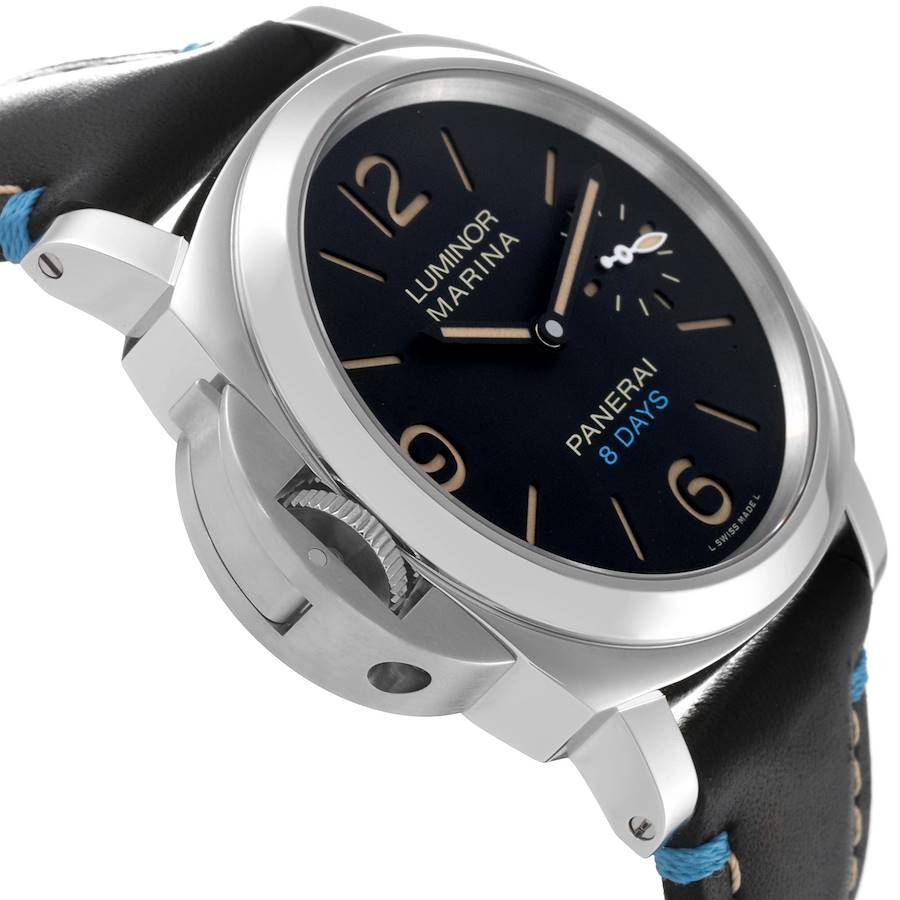 Panerai Luminor Marina 8 Days Left Handed Mens Watch PAM00796 Box Papers