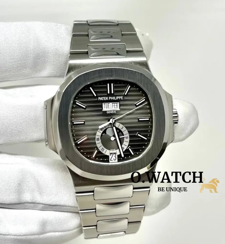 Patek Philippe Nautilus Annual Calendar Moon Phase Steel