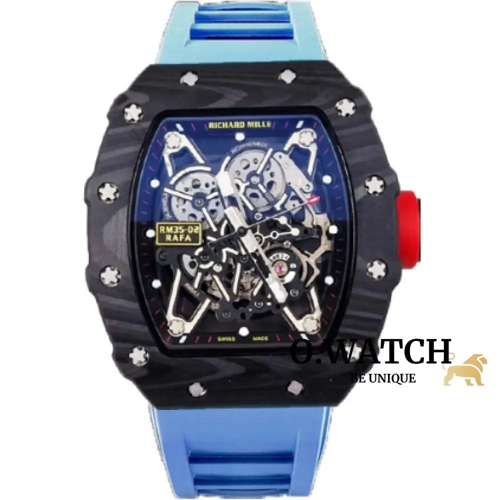 Richard Mille Rafa Carbone/ Blue Montre