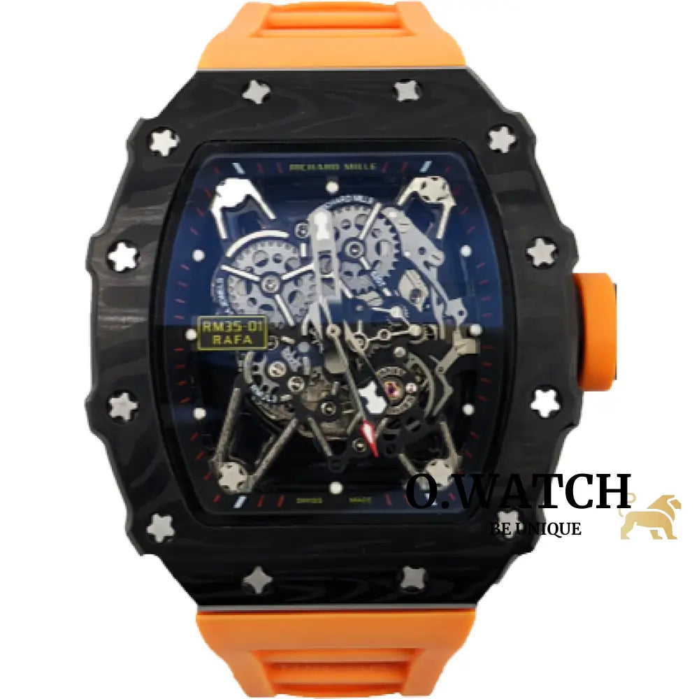 Richard Mille Rm35-01 Orange Black Montre