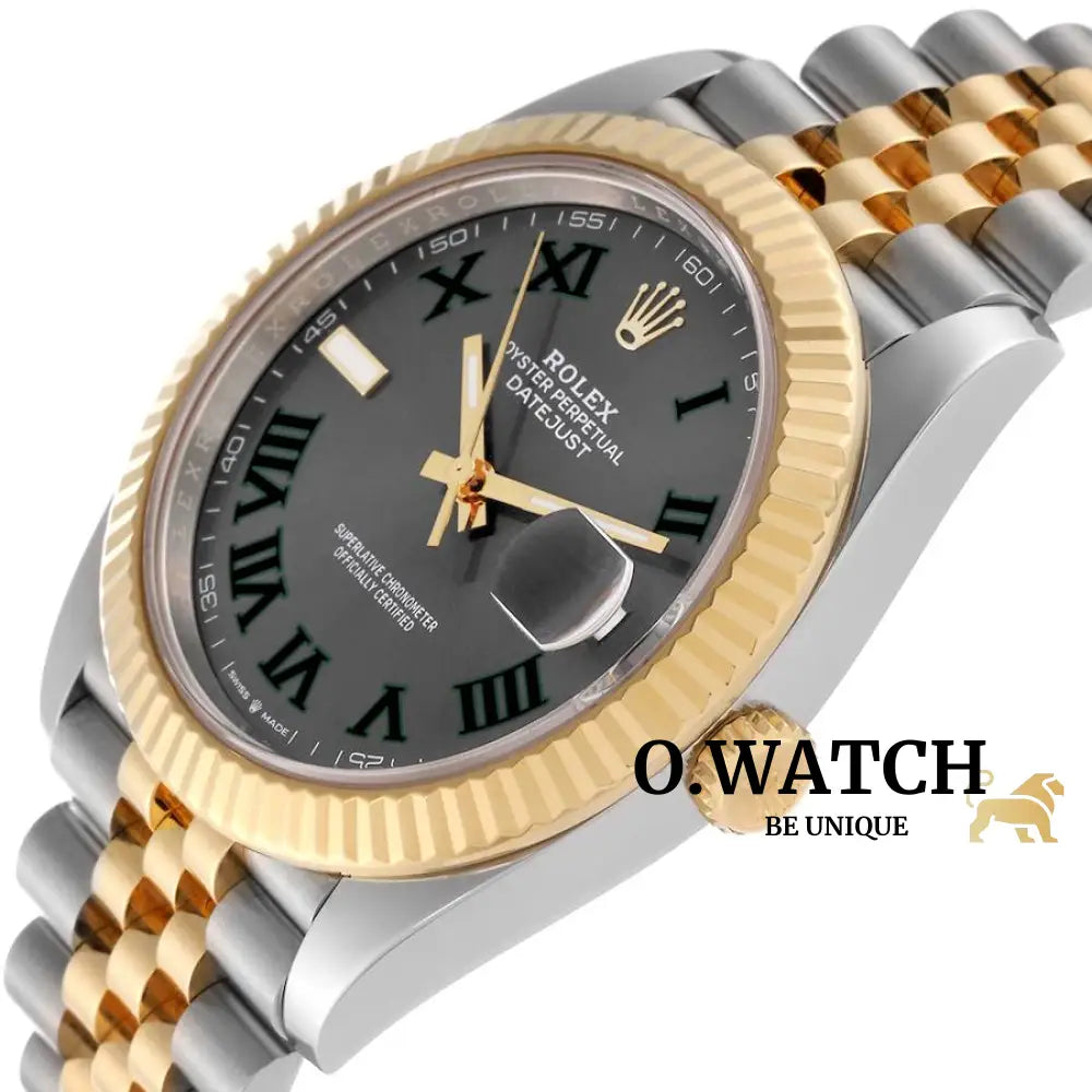 Rolex Datejust 41 ‘Wimbledon’ Dial Two-Tone Jubilee