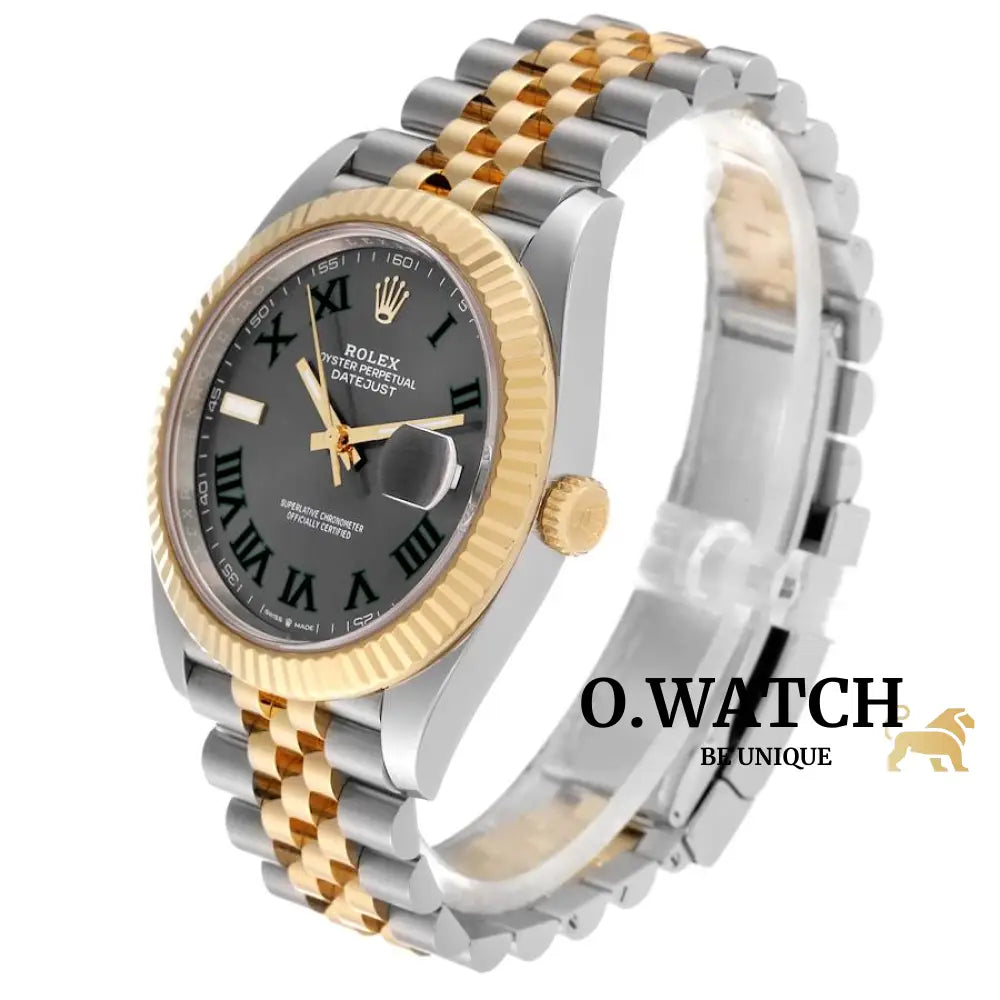 Rolex Datejust 41 ‘Wimbledon’ Dial Two-Tone Jubilee