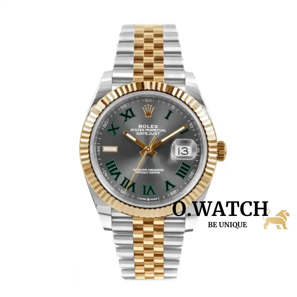 Rolex Datejust 41 ‘Wimbledon’ Dial Two-Tone Jubilee